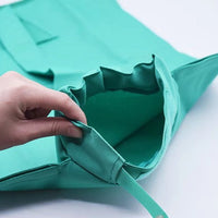 HKM-0597053 Foldable Cat Carrier Pouch for Nail Trimming - Soft Green & Black Tote Bag Design, Ideal for Adult Cats and Puppies
