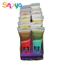HKM-059859 Acrylic Paint Set for Kids - 24 Colours, 30mL Each, Ideal for Canvas and Paper