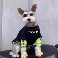 HKM-0598973 Cozy Black Panel Sweater for Cats and Small Dogs - Autumn and Winter Wear
