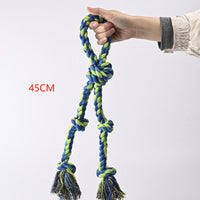 HKM-0599229 Heavy-Duty Cotton Rope Dog Toy Set for Large Breeds - Dental Chew & Tug of War Interactive Play
