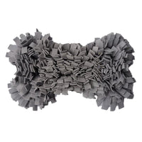 HKM-059923 Durable Flannel Bone Toy Training Mat for Dogs - Available in Yellow and Gray