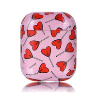 HKM-059923 Marble Leopard AirPods 1/2 Clamshell Case - Stylish Floral Design