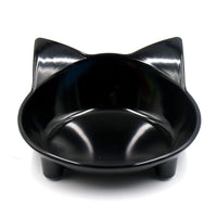 HKM-0600765 Anti-Slip Melamine Cat Bowl in Black for Easy Maintenance