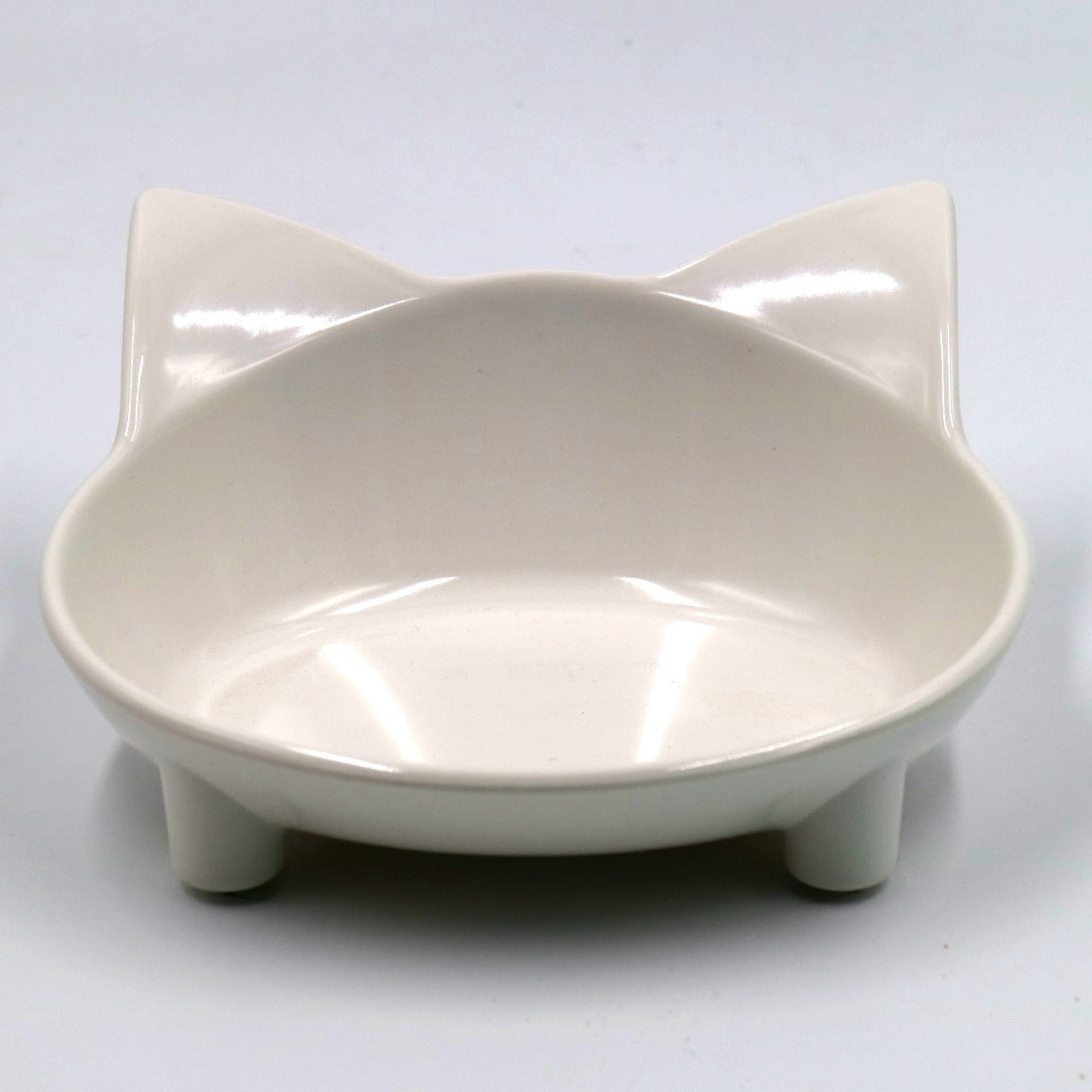 HKM-0600765 Anti-Slip Melamine Cat Bowl in Black for Easy Maintenance