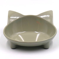 HKM-0600765 Anti-Slip Melamine Cat Bowl in Black for Easy Maintenance