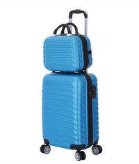 HKM-060115 4-Piece Universal Trolley Suitcase Set with 12/20/24/28 Inch Wheels for Travel