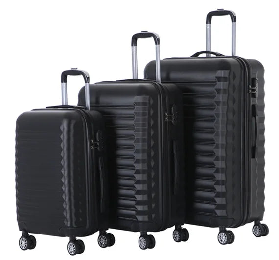 HKM-060115 4-Piece Universal Trolley Suitcase Set with 12/20/24/28 Inch Wheels for Travel
