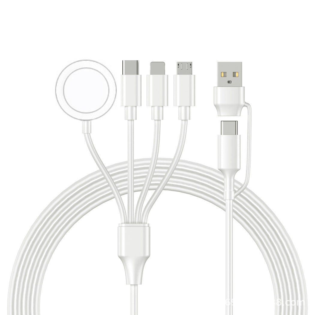 HKM-060115 Four-in-One USB Type-C Wireless Data Cable for Mobile Devices - Universal Dual-Use Design