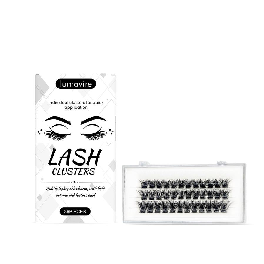 HKM-060115 Non-Adhesive Chemical Fiber False Eyelashes - 30 Pieces