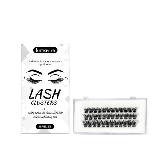 HKM-060115 Non-Adhesive Chemical Fiber False Eyelashes - 30 Pieces
