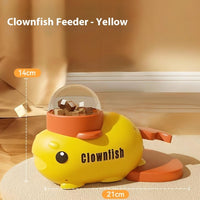 HKM-0601405 Large Dog Leakage Food Feeder Toy - Rock Yellow & Elegant White Design