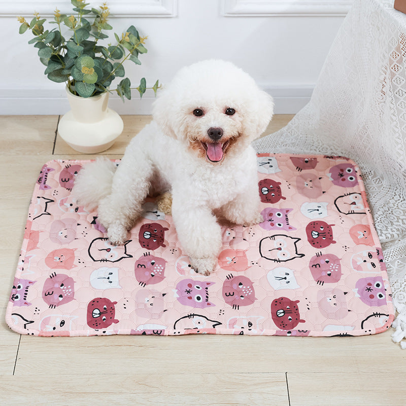HKM-0602429 Reusable Washable Pet Urine Pad, Waterproof Non-Slip Cat and Dog Training Mat, Absorbent & Machine Washable