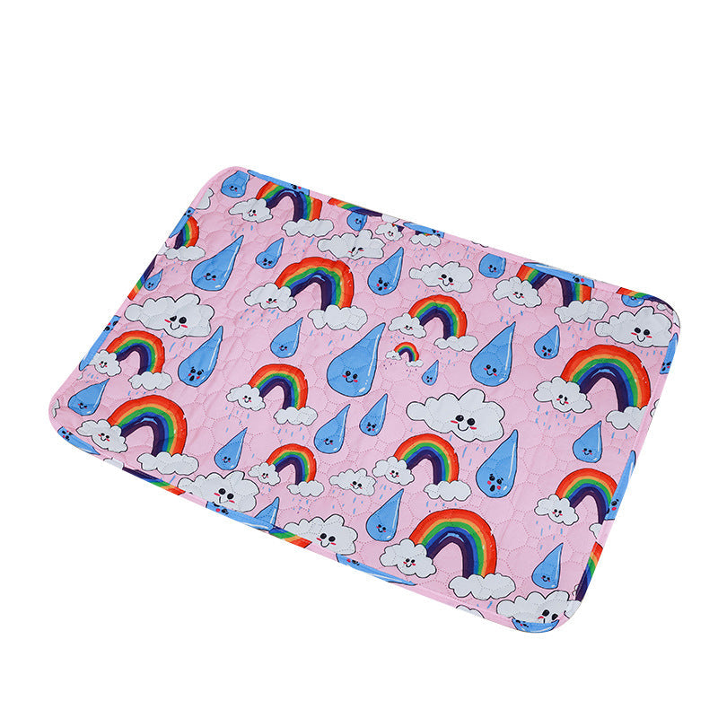 HKM-0602429 Reusable Washable Pet Urine Pad, Waterproof Non-Slip Cat and Dog Training Mat, Absorbent & Machine Washable