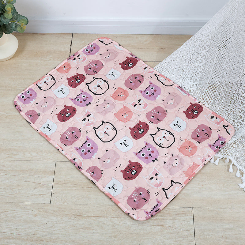 HKM-0602429 Reusable Washable Pet Urine Pad, Waterproof Non-Slip Cat and Dog Training Mat, Absorbent & Machine Washable