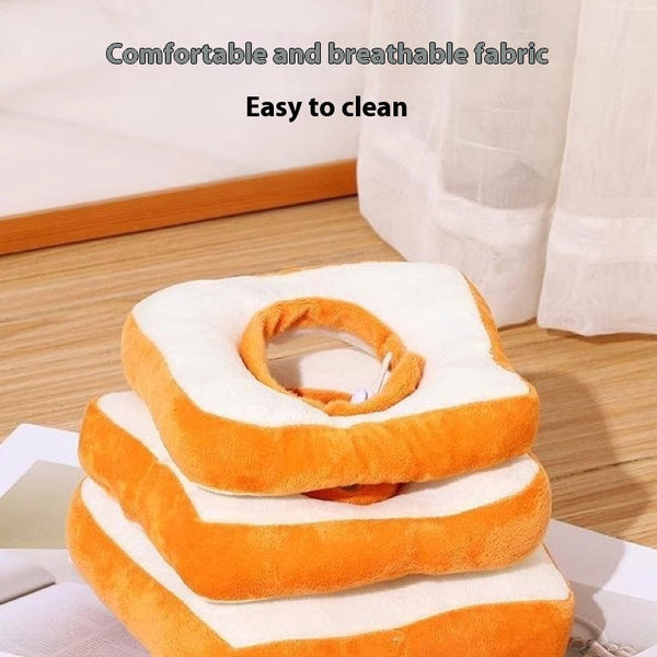 HKM-0602557 Adjustable Cartoon Headgear for Pets in Avocado and Toast Bread Designs