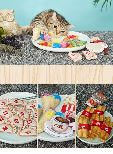 HKM-0602813 Catnip Cat Toy with Cat Teeth Fun and Interactive Play for Cats