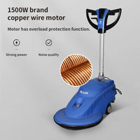 HKM-060307 High-Speed 20-Inch Polishing Machine with Butterfly Handle and 1500 RPM for Professional Waxing