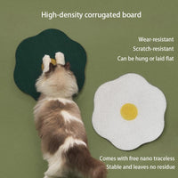 HKM-0603837 Durable Wall-Mounted Cat Scratching Board - Scratch Resistant Furniture Protector