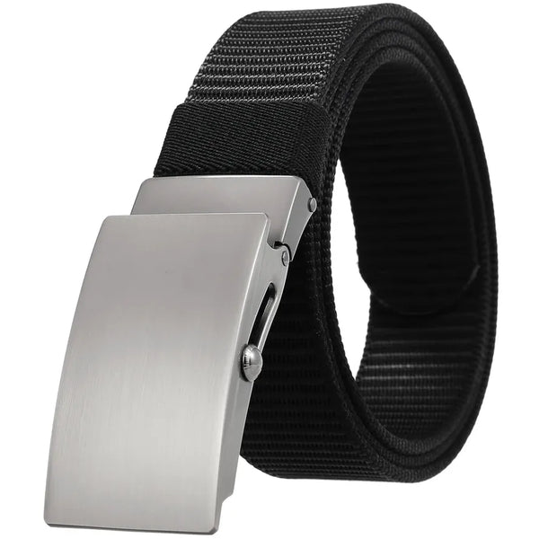HKM-060435 Nylon Braided Slide Belt for Men - Adjustable, Stylish & Durable Design