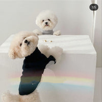 HKM-0604733 Casual Pet Clothing for Cats and Dogs in Brown, Black, Milky Yellow, and Gray