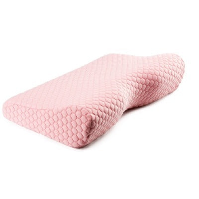 HKM-060563 Cervical Support Butterfly Pillow with 100% Memory Foam Filling and Polyester Cotton Cover