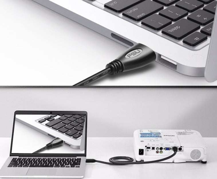 HKM-060563 HDMI HD 1.4V Cable for Computers and TVs - Flexible Lengths from 0.5m to 20m, Oxygen-Free Copper Material