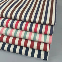 HKM-060563 Linen Cotton Blend Printed Fabric in Geometric Patterns - Multiple Color Options Available