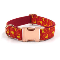 HKM-0606141 Detachable Bow Traction Collar with Christmas Deer Design and Matching Rope