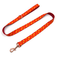 HKM-0606141 Detachable Bow Traction Collar with Christmas Deer Design and Matching Rope