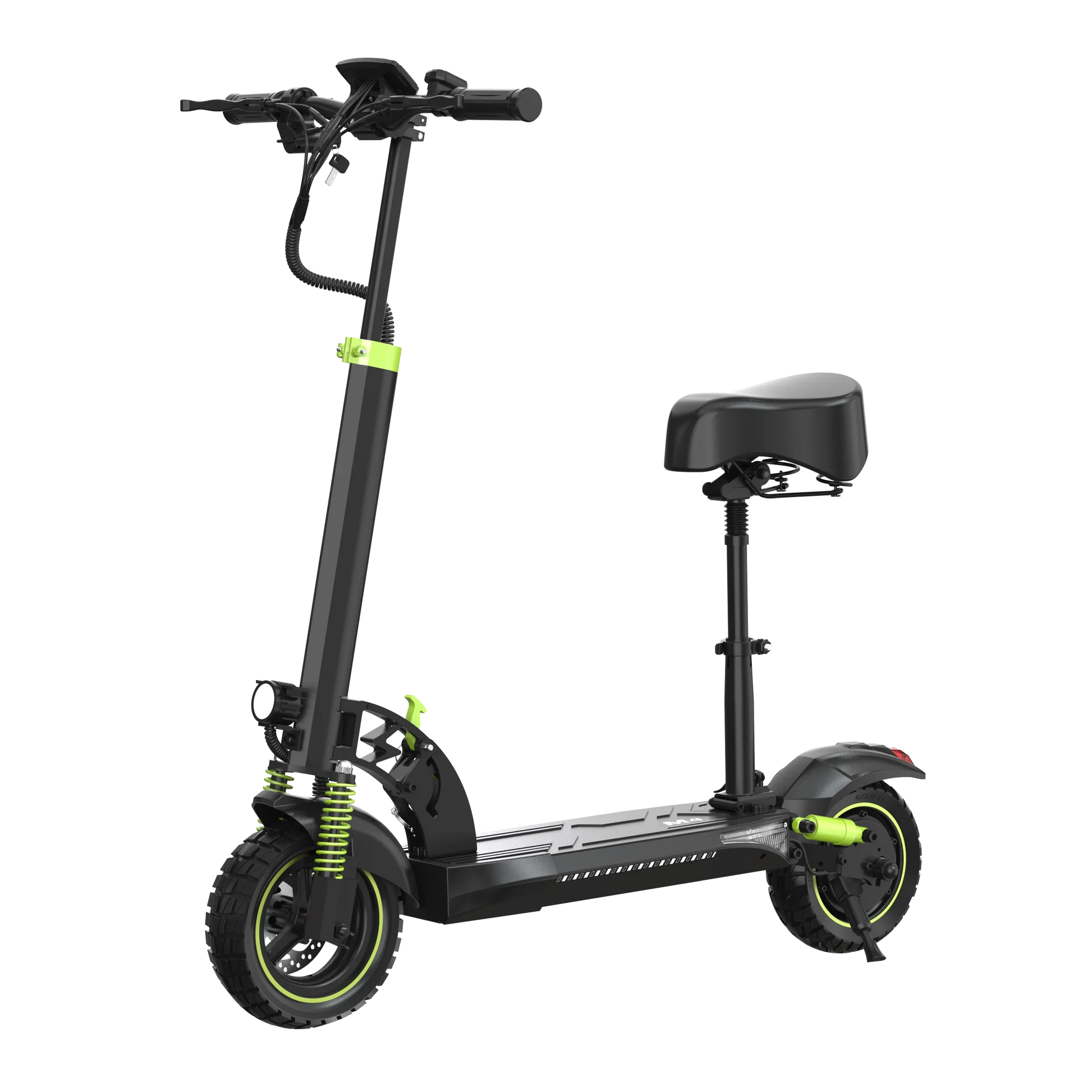 HKM-060755 Foldable Electric Scooter with 800W Motor, 30-45km Range, Dual Suspension, App Control, LED Lights