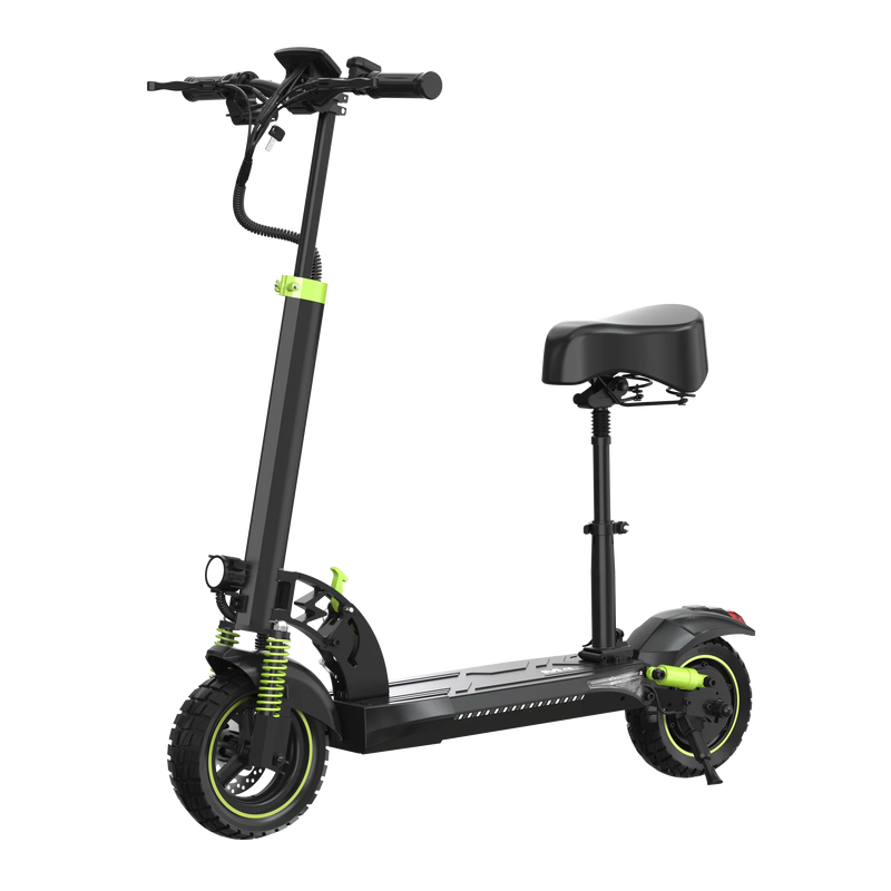 HKM-060755 Foldable Electric Scooter with 800W Motor, 30-45km Range, Dual Suspension, App Control, LED Lights