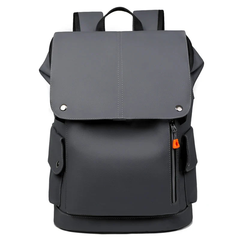 HKM-060947 Luxury Waterproof Laptop Backpack with Breathable Shoulder Straps and USB Charging Port