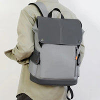 HKM-060947 Luxury Waterproof Laptop Backpack with Breathable Shoulder Straps and USB Charging Port