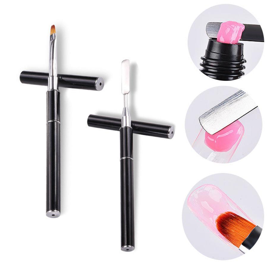 HKM-060947 Phototherapy Pen for Poly Gel Nails with 9mm Brush Bristles