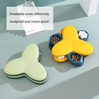 HKM-0609597 Interactive Dog Puzzle Toy with Treat Dispenser for Mental Stimulation and Slow Feeding