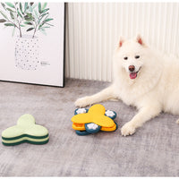 HKM-0609597 Interactive Dog Puzzle Toy with Treat Dispenser for Mental Stimulation and Slow Feeding