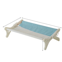 HKM-0610365 Solid Wood One-Piece Cat Hanging Bed for Windowsill Sunbathing 58x37x16cm
