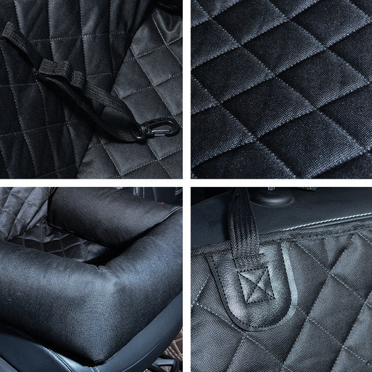 HKM-0611133 Breathable and Portable Pet Car Seat Bed - Medium Soft Cationic Net, Multiple Colors