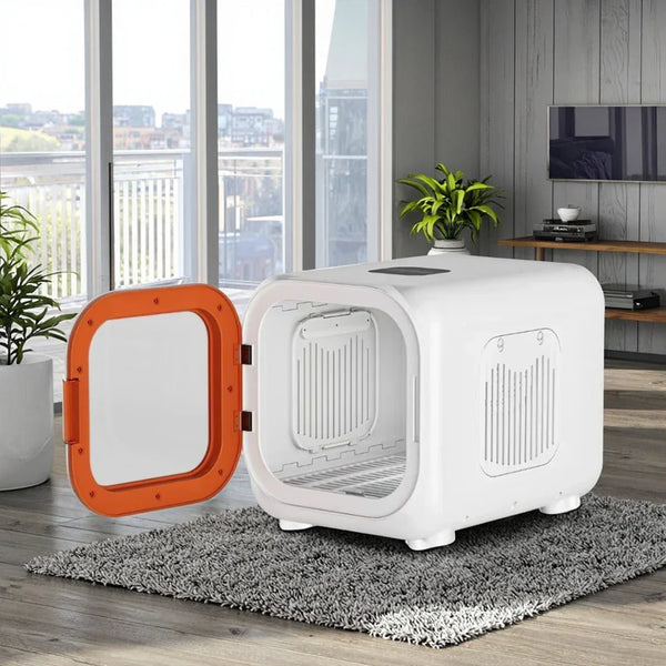 HKM-061139 Automatic Pet Hair Dryer Box for Cats and Small Dogs with Smart Temperature Control and Ultra-Quiet Operation