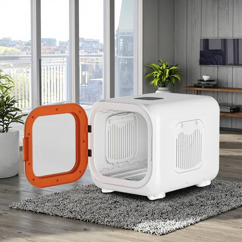 HKM-061139 Automatic Pet Hair Dryer Box for Cats and Small Dogs with Smart Temperature Control and Ultra-Quiet Operation