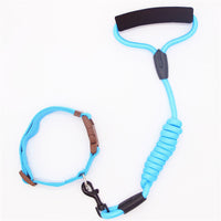 HKM-0611901 Durable Adjustable Pet Leash and Collar Set for All Dog Sizes