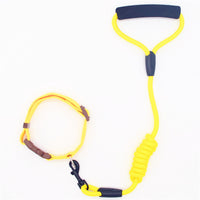 HKM-0611901 Durable Adjustable Pet Leash and Collar Set for All Dog Sizes