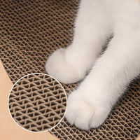 HKM-0612157 Kraft Paper Cat Nest with Integrated Scratch Board - Washable & Durable Design