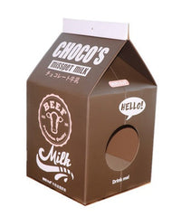 HKM-0612285 Milk Carton Cat Scratcher Toy - High-Density Corrugated Paper, Multiple Flavors