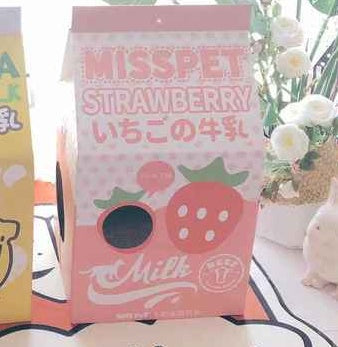 HKM-0612285 Milk Carton Cat Scratcher Toy - High-Density Corrugated Paper, Multiple Flavors