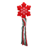 HKM-0613565 Christmas-Themed Cartoon Dog Training and Tooth Cleaning Bite Toy, Durable and Bite Resistant