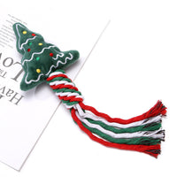 HKM-0613565 Christmas-Themed Cartoon Dog Training and Tooth Cleaning Bite Toy, Durable and Bite Resistant