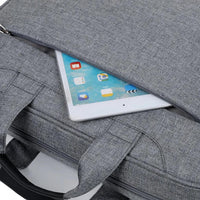 HKM-061587 Business-Style 15.6 Inch Waterproof Oxford Laptop Bag for Portable Computer Use