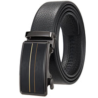 HKM-061587 Men's Automatic Buckle Belt - Adjustable Stylish Strap for Everyday Wear