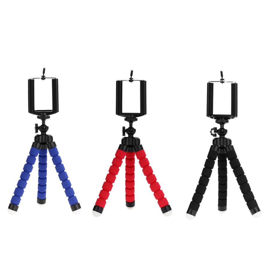 HKM-061587 Three-Legged Octopus Tripod for Smartphones - Versatile Sponge Plastic Mobile Phone Holder